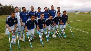 Argentina goleó a Uruguay en el inicio del Sudamericano de fútbol de amputados