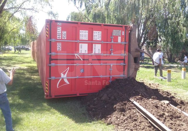 Descarrilaron dos vagones  en el barrio Candioti Norte