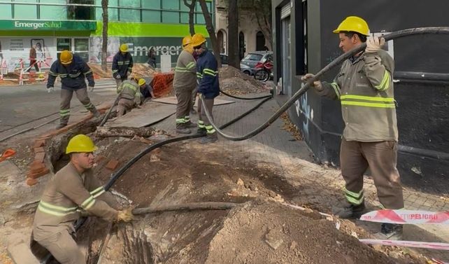 La EPE trabajó en distintos puntos de Rosario.&nbsp;