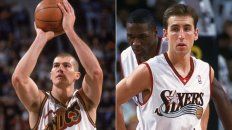 Wolkowyski, en ese entonces con 27 años, sumó 11 minutos para Seattle SuperSonics. Sánchez, por esos días con 23 años, vistió por 2m.27s. la camiseta de los Philadelphia Sixers. Wolkowyski, en ese entonces con 27 años, sumó 11 minutos para Seattle SuperSonics. Sánchez, por esos días con 23 años, vistió por 2m.27s. la camiseta de los Philadelphia Sixers.