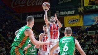 Facundo Campazzo podrá debutar este jueves con Estrella Roja en la Euroliga.