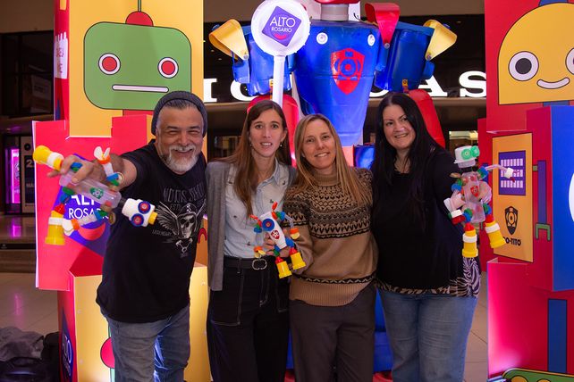Boti, Vicky Gómez, Sabrina Valenza y Daniela