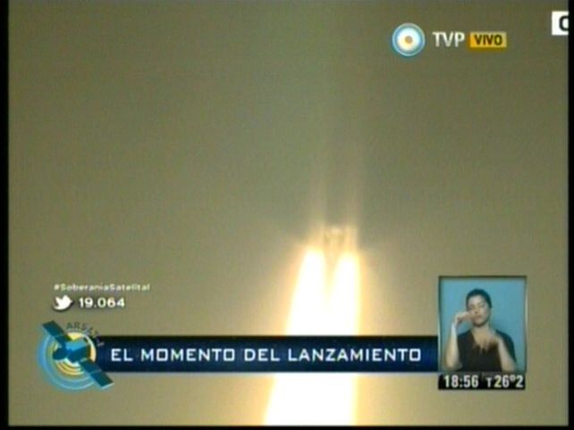 El primer satélite geoestacionario argentino está en el espacio y ya se desprendió de la cápsula