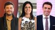 Los candidatos Monteverde, Aleart y Labayru.