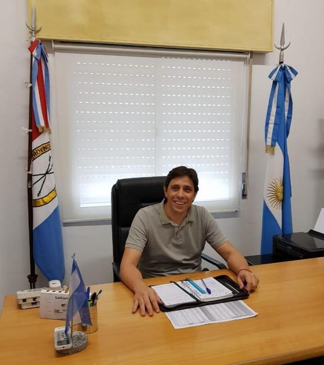 El presidente comunal de Fighiera, Rodolfo Stangoni.