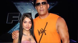 Vin Diesel y María Becerra cruzaron elogios después de conocerse en el estreno de Rápidos y Furiosos X.