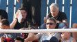 Jorge Messi en la tribuna del Gabino Sosa, donde vio el triunfo de Leones FC, a finales de marzo de este año. Jorge Messi en la tribuna del Gabino Sosa, donde vio el triunfo de Leones FC, a finales de marzo de este año.