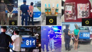 Personal policial de Paraná realizó distintas detenciones por robos, hurtos, disturbios en la vía pública y violencia de género.&nbsp;