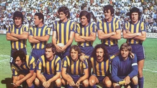 El equipo de Central que se coronó campeón del Nacional 1973 el 29 de diciembre de ese año.