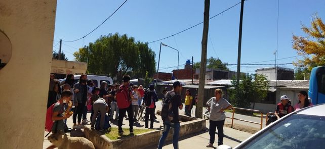 Los alumnos y alumnas de la escuela 1257.&nbsp;