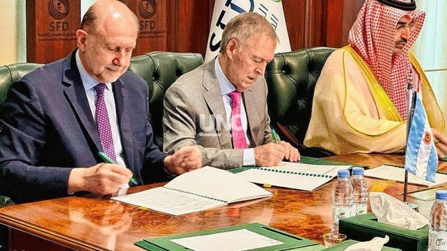 Firmaron un préstamo con el Fondo Saudí para otro tramo del acueducto Santa fe – Córdoba﻿