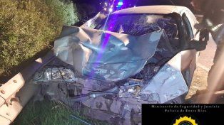 Fuerte choque múltiple en Ruta 135: un conductor está grave