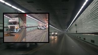 Tras más de tres horas de corte por un fuerte accidente