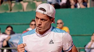 Sebastián Baéz le dio el segundo punto a Argentina que está match point ante Lituania.