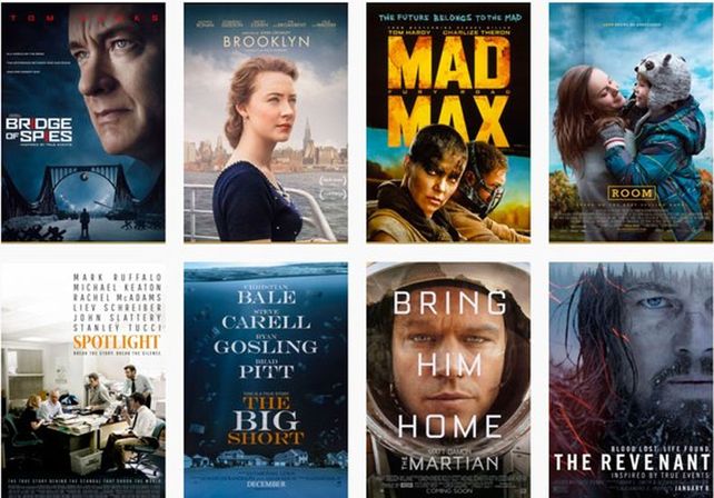 Premios Oscar 2016: Los nominados