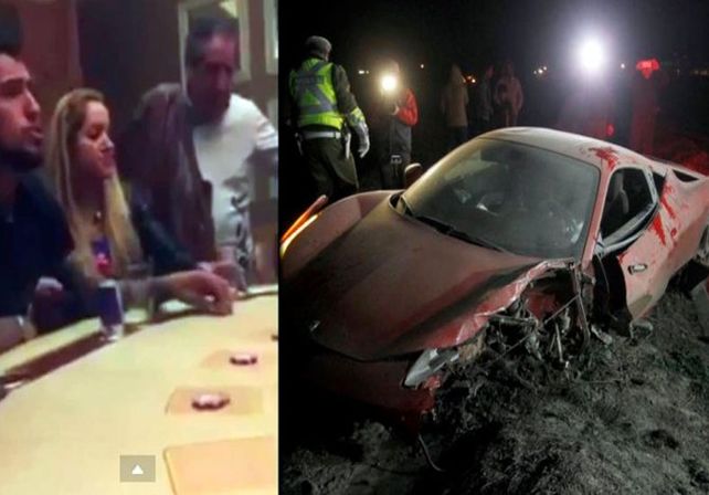 Así fueron los instantes previos al choque del chileno Arturo Vidal