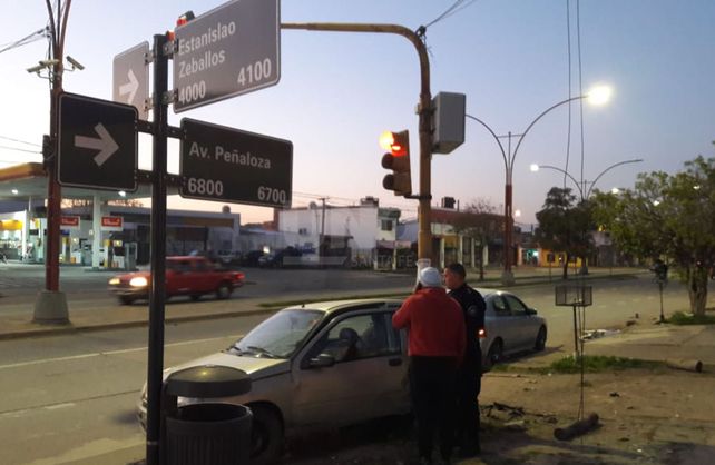 El accidente sucedió este lunes antes de las 6.