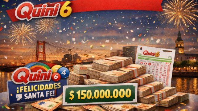 Una apuesta del Quini 6en Santa Fe ganó casi $150.000.000 con el Siempre Sale