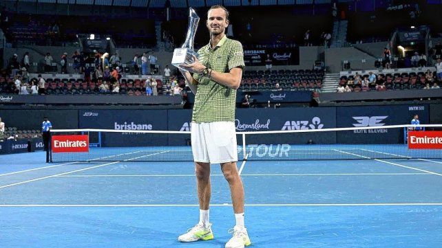 Medvedev se consagró campeón del ATP 250 de Brisbane.