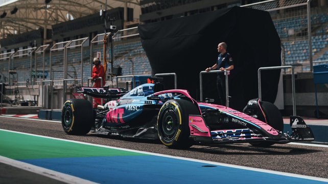 Alpine cerró la primera jornada de tests de Fórmula 1 entre los mejores equipos.