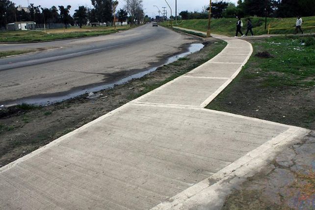 Obras de mejora en torno al barrio Villa del Parque.