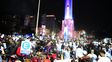 Rosario fue una procesión de pasión y sentido único hacia el Monumento