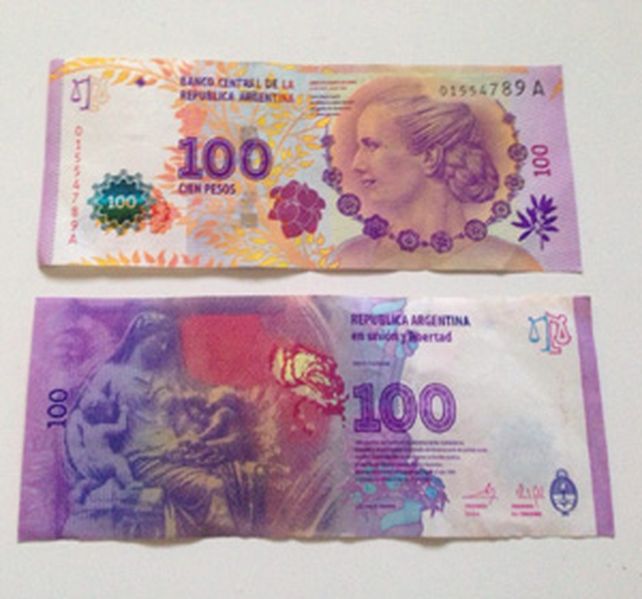Los billetes Evita fueron lanzados al mercado en septiembre del año pasado.