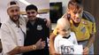 Neymar junto a Matheus Suoto, el joven que superó la leucemia. Neymar junto a Matheus Suoto, el joven que superó la leucemia.