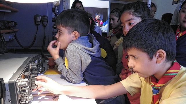 Los niños del grupo scouts Santo Domingo Savio