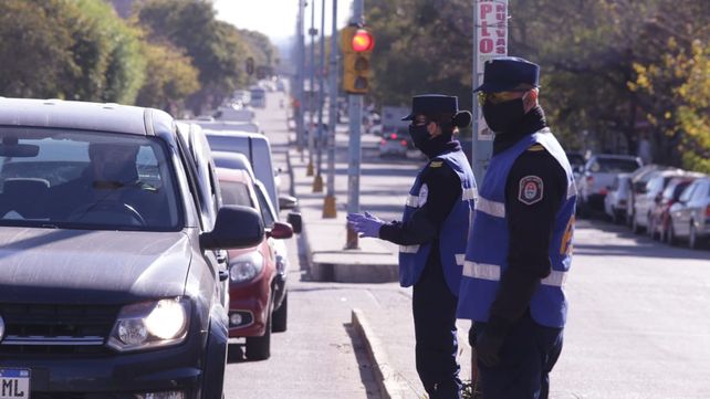 Controles policiales en Paraná