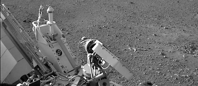 El robot Curiosity puesto en Marte esta semana tras una tan complicadísima como exitosa misión.