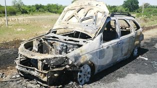 Se incendió un auto en la ruta 168 pero su conductor resultó ileso