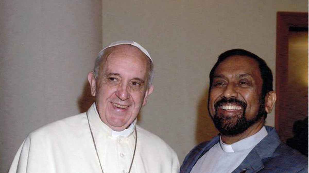 El padre Ignacio subió las fotos de su reunión con el Papa
