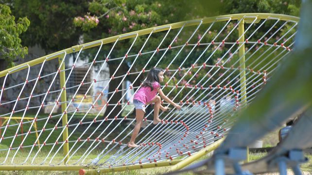 Tras días inestables climatológicamente, muchas familias salieron de sus casas a disfrutar del aire libre