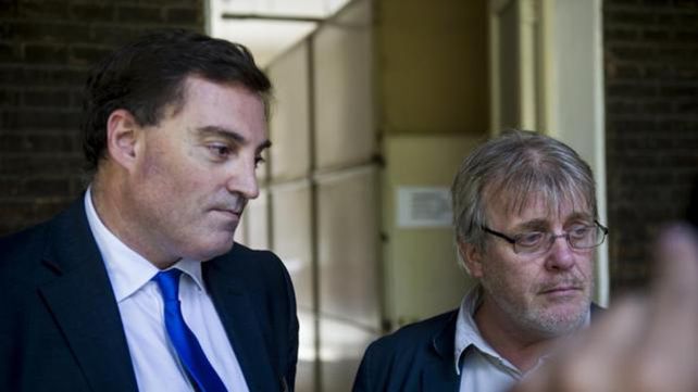 Visitantes. El abogado Mario Baudry y el legislador Gustavo Vera
