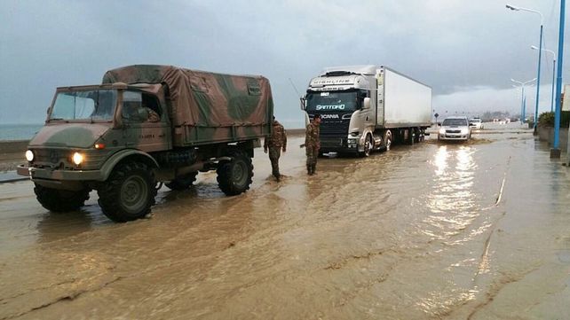 Comenzó el rescate de pobladores rurales en Comodoro Rivadavia