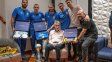 Rosario Central visitó a Edgardo Patón Bauza en Quito
