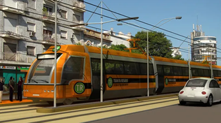 Maqueta de uno de los tantos proyectos de metro que se presentaron en la ciudad.