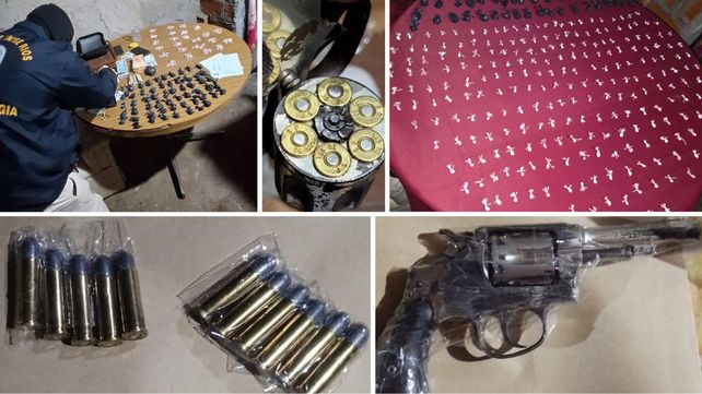 Tres allamnamientos simultáneos permitieron sacar de circulación cientos de dosis de cocaína