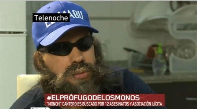 La policía federal detuvo al líder de Los Monos Monchi Cantero en la ciudad de Buenos Aires