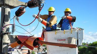 Temporal: Enersa trabaja para restablecer el servicio eléctrico en las zonas afectadas