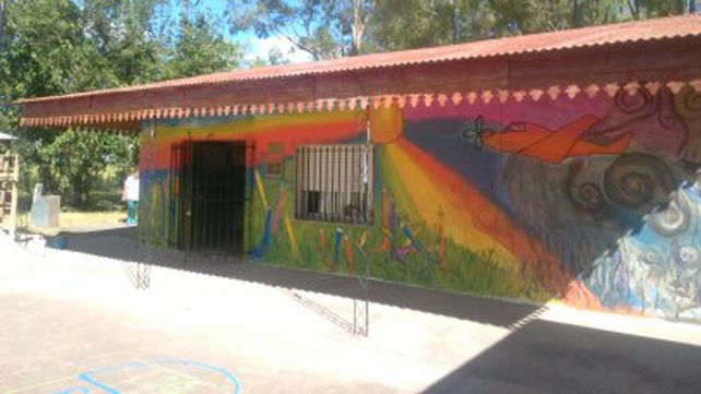 Escuela fumigada de Santa Anita.&nbsp;