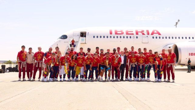 La Selección de España ya llegó a Madrid y prepara una celebración multitudinaria