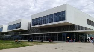 El nuevo Hospital Iturraspe, de la ciudad de Santa Fe, donde está internada una mujer con el 80% de su cuerpo quemado.&nbsp;