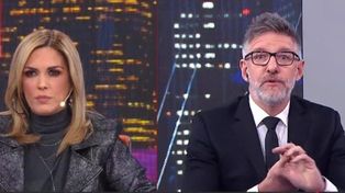 Luis Novaresio y Viviana Canosa se cruzaron al aire por los penes de madera