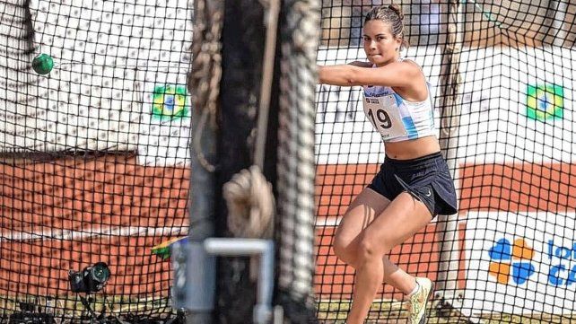 La concordiense Carmela Cocco brilló en el Sudamericano de Atletismo.