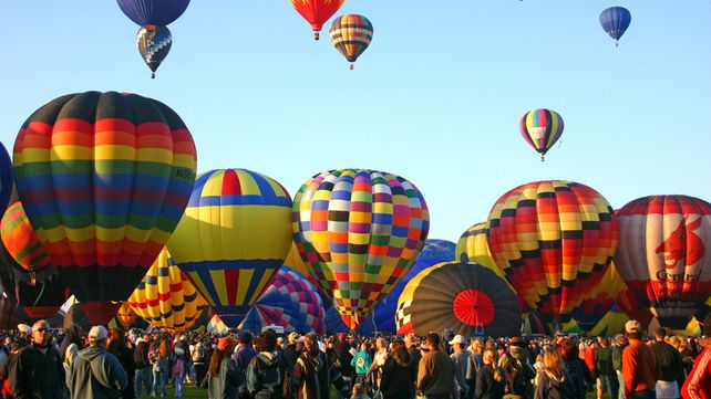 El mayor festival de globos aerostáticos del mundo