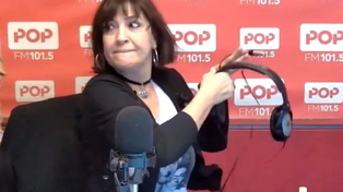 La Negra Vernaci protagonizó un escándalo en la radio en la que trabaja al maltratar a sus compañeros y arrojar unos auriculares contra la cabina del operador.