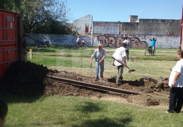 Descarrilaron dos vagones  en el barrio Candioti Norte