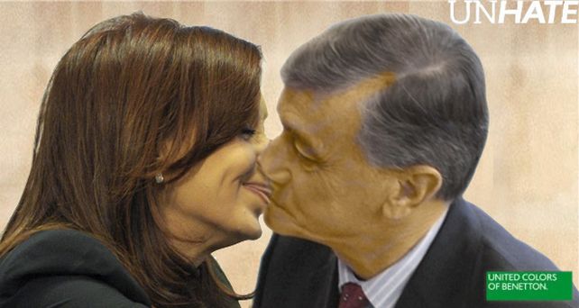 Los cinco besos que Benetton no se anim&oacute; a sumar a su campa&ntilde;a